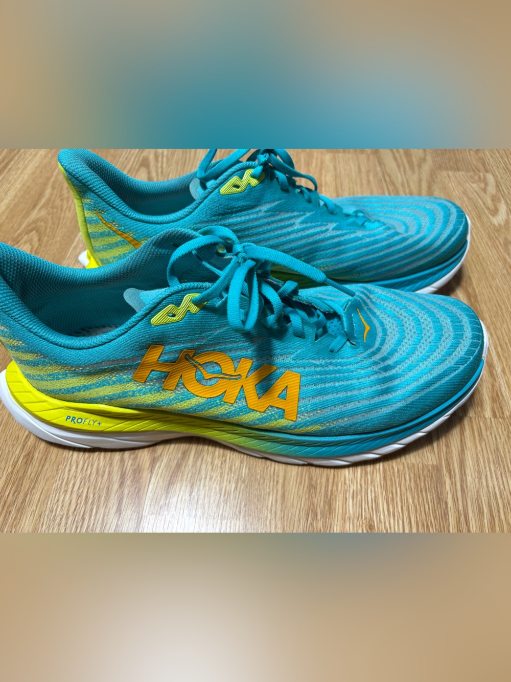Hoka One One Mach 5 men’s 12D running shoes no insoles*